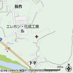 福島県いわき市小川町上平小申田周辺の地図