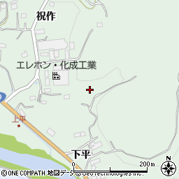 福島県いわき市小川町上平（小申田）周辺の地図