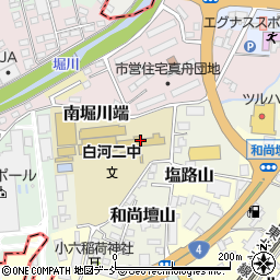福島県白河市和尚壇山2-1周辺の地図