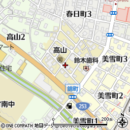 新潟県十日町市錦町周辺の地図