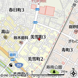 新潟県十日町市美雪町3丁目周辺の地図