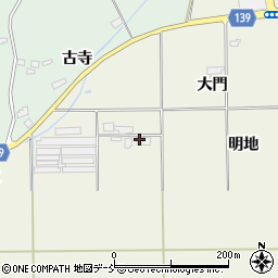 福島県西白河郡泉崎村関和久明地周辺の地図