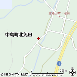 石川県七尾市中島町北免田ヲ72周辺の地図
