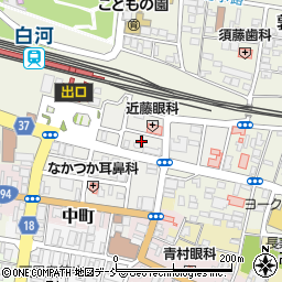 阿武隈会館周辺の地図