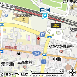 福島県白河市郭内1周辺の地図