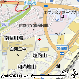 福島県白河市和尚壇山2-13周辺の地図
