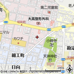 昭和町コート周辺の地図