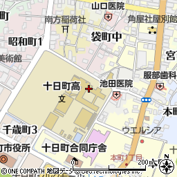 新潟県立十日町高等学校周辺の地図