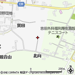 福島県白河市久田野巽田64周辺の地図