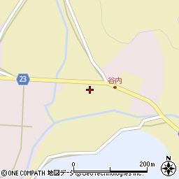 石川県七尾市中島町谷内（甲）周辺の地図
