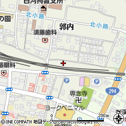 福島県白河市郭内15周辺の地図