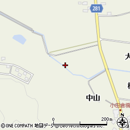 福島県西白河郡西郷村小田倉林下周辺の地図