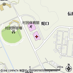 西郷村民屋内プール周辺の地図