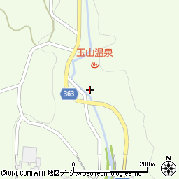 福島県いわき市四倉町玉山湯ノ口周辺の地図