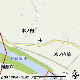 福島県西白河郡泉崎村関和久木ノ内周辺の地図