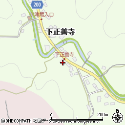 新潟県上越市下正善寺545周辺の地図
