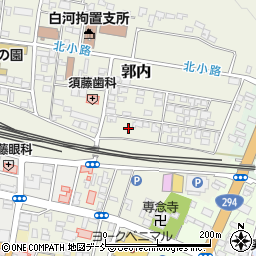 福島県白河市郭内120周辺の地図