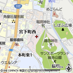 新潟県十日町市宮下町東周辺の地図