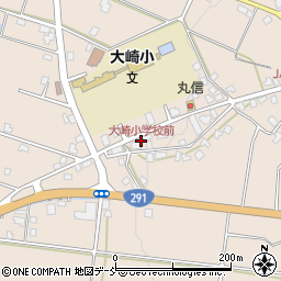 大崎小学校前周辺の地図