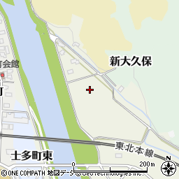 福島県白河市羅漢前周辺の地図