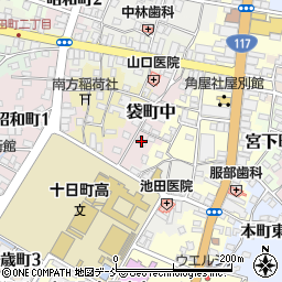 新潟県十日町市袋町中73周辺の地図