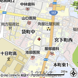 新潟県十日町市袋町東52周辺の地図