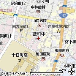 新潟県十日町市袋町中41周辺の地図