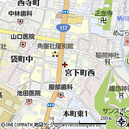 山内新聞店周辺の地図