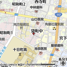 新潟県十日町市袋町中76周辺の地図