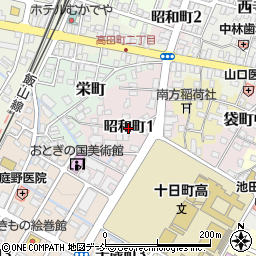 新潟県十日町市昭和町1丁目周辺の地図