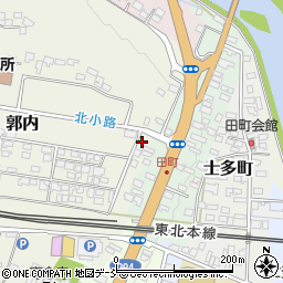 福島県白河市郭内143周辺の地図