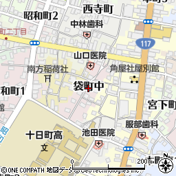 〒948-0066 新潟県十日町市袋町中の地図