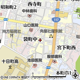 新潟県十日町市袋町東35周辺の地図