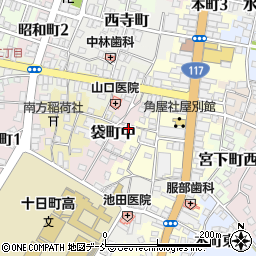 新潟県十日町市袋町中38周辺の地図
