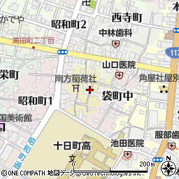 新潟県十日町市袋町西周辺の地図