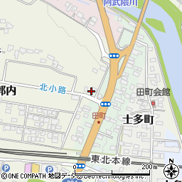 福島県白河市郭内186周辺の地図
