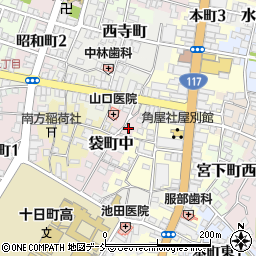 新潟県十日町市袋町中31周辺の地図