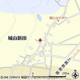 城山新田集落開発センター周辺の地図