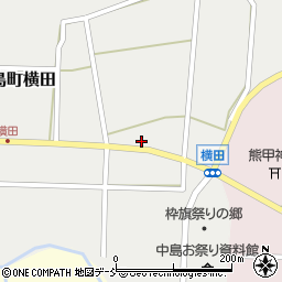 石川県七尾市中島町横田甲173周辺の地図