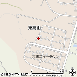 福島県西白河郡西郷村熊倉東高山1-245周辺の地図
