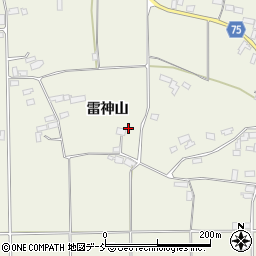 福島県泉崎村（西白河郡）関和久（雷神山）周辺の地図