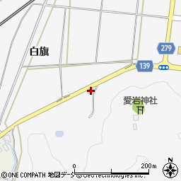 福島県白河市久田野白旗12周辺の地図