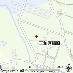 新潟県上越市三和区稲原周辺の地図