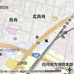 福島日産自動車白河店周辺の地図
