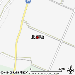 新潟県十日町市北鐙坂周辺の地図