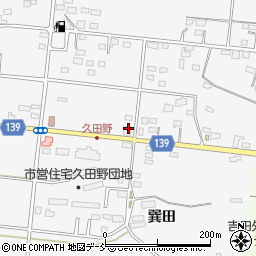 福島県白河市久田野前田38周辺の地図