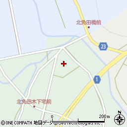 石川県七尾市中島町北免田ト周辺の地図