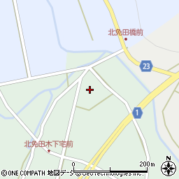 石川県七尾市中島町北免田（ト）周辺の地図