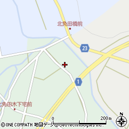 石川県七尾市中島町北免田は周辺の地図