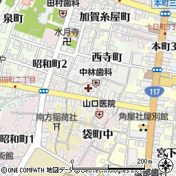 京香周辺の地図